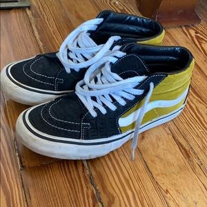 Vans Sk8-Mid Supreme Croc Corduroy Mustard